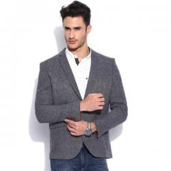 Harvard Woven Single Breasted Casual Mens Blazer