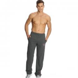 Jockey Solid Mens Grey Track Pants