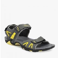 Spinn Men Grey, Yellow Sandals