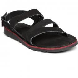 Harvard Men Black Sandals