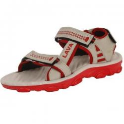 ABS Men Grey, Red Sandals