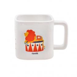 Chumbak Carnival Circus Square Ceramic Mug