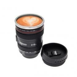 I-gadgets Camera Lens Shaped Plastic, Stainless Steel Mug