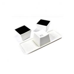 BonZeal Keyboard Button Cup White