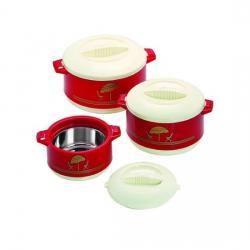 Cello Chef Pack Of 3 Casserole Set