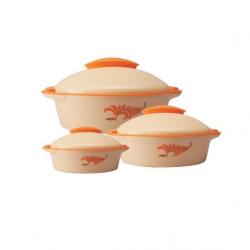 Milton Crisp Jr Deluxe Pack Of 3 Casserole Set