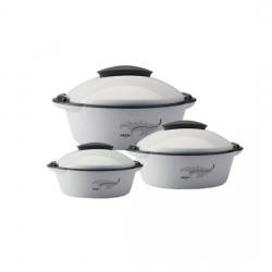 Milton Crisp Jr Deluxe Pack Of 3 Casserole Set