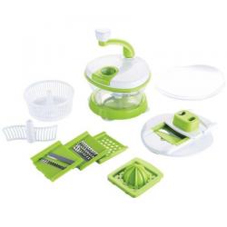 Crystal Multicolour Plastic Vegetable Chopper - 10 Pcs