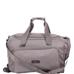 Bleu Amazing Grey 2 Wheel Overnighter Travel Bag With Trolley