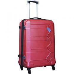 Safari DNA Cabin Size 79 Cms Red Light Weight TSA Lock 4 Wheel Trolley