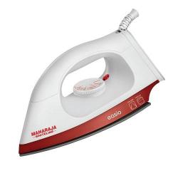 Maharaja Whiteline EASIO DI-104 Dry Iron, White & Red