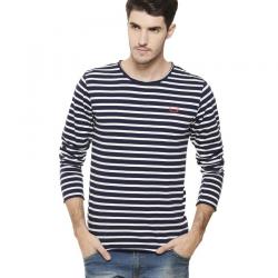 Rigo Navy Round T Shirt