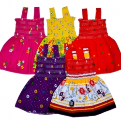 Sathiyas Baby Girls Dresses, Pack of 5