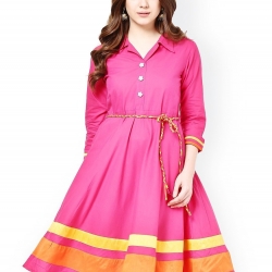 Trendz Womens Satin Kurta