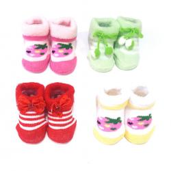 Momspet baby Socks Cum Booty pack of 4 Imported