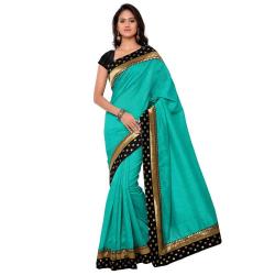 Sarvagny Clothings Womens Silk Saree 555-RAMA_Green