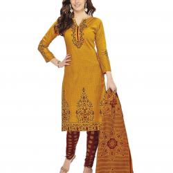 Miraan Cotton Dress Material Chudidar Suit for Women