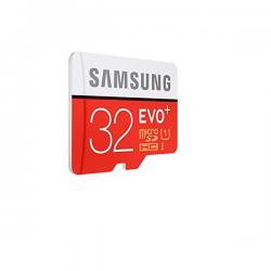 Samsung Evo+ 32GB Class 10 micro SDHC Card Upto 80 Mbps speed, With adapter