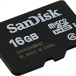 SanDisk 16GB Class 4 micro SDHC Memory Card, SDSDQM-016G-B35