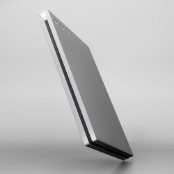 Toshiba Canvio Slim II HDTD210AS3E1 1TB External Hard Drive, Silver