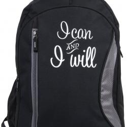 Salute Polyester 34 Ltrs Black & Grey Laptop Backpack