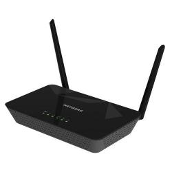 Netgear D1500 N300 WiFi DSL Built-in ADSL2+ Modem Router, Black