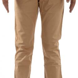 London Jeans Mens Slim Fit Stretchable Chinos Khaki