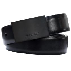 Cross Mens Leather Belt -Black -Free Size