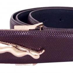 ELS Mens Brown Artificial Leather Casual Belt ELSBR02
