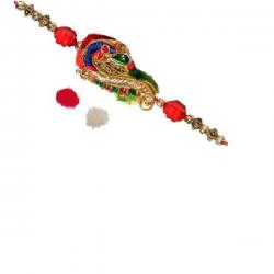 Indigo Creatives Mor Peacock Design Designer Rakhi