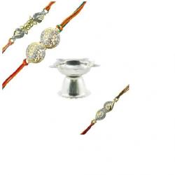 Alphaman Floral Design Designer Rakhi