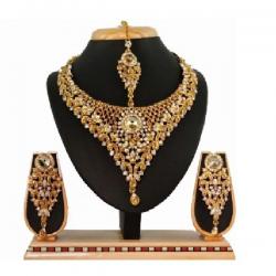 Vatsalya Creation Alloy Jewel Set Gold
