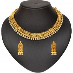 Pourni Brass Jewel Set