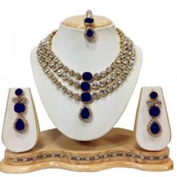 moKanc Alloy Jewel Set Blue