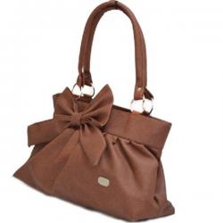 JG Shoppe Hand-held Bag Brown