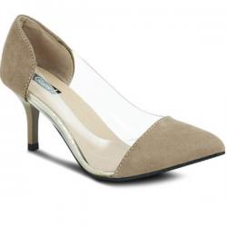 Get Glamr Montana Women Beige Heels, Beige