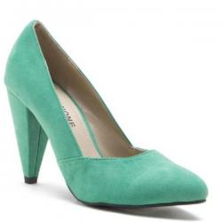 Done By None Women Green Heels, Green