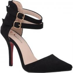 Shuberry Women Black Heels, Black