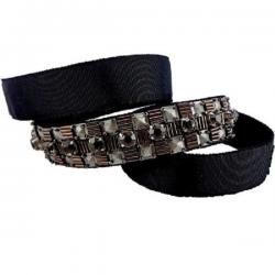 Demigods Girls,Women Formal,Evening Black Fabric Belt