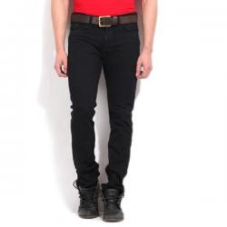 Newport Slim Fit Fit Mens Black Jeans