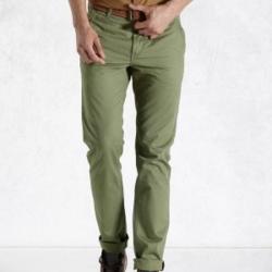 Roadster Regular Fit Mens Green Trousers
