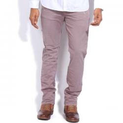 Breakbounce Slim Fit Mens Purple Trousers