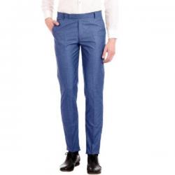 AD & AV Regular Fit Mens Blue Trousers