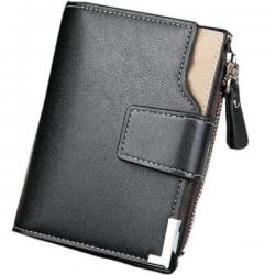 CUZDAN Men, Boys Black Artificial Leather Wallet