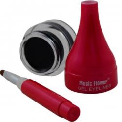 Forteens Music Flower Gel Eyeliner 24H 3 g Dark Black