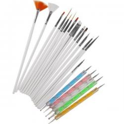 Magideal Nail Art Painting Brush Nail Dotting Drawing Polish Pen