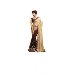 Parisha Embriodered Fashion Georgette,Jacquard Sari