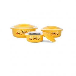 Cello Hot Meal Insulated Pack of 3 Casserole Set