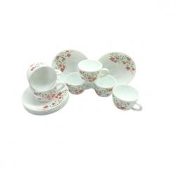 Larah Opalglass Janus Cup &amp; Saucer JANUS-CS