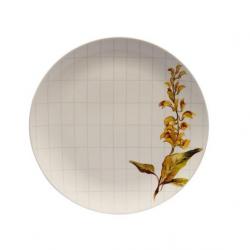 Ivy Botanical 1 Pc Dinner Plate Printed Bone China Plate